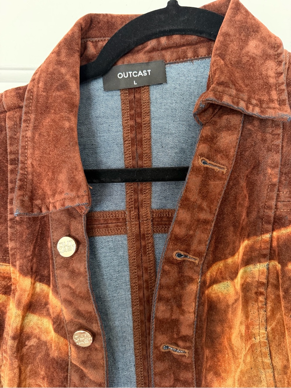 OUTCAST Brown denim dress - Picture 2 of 4